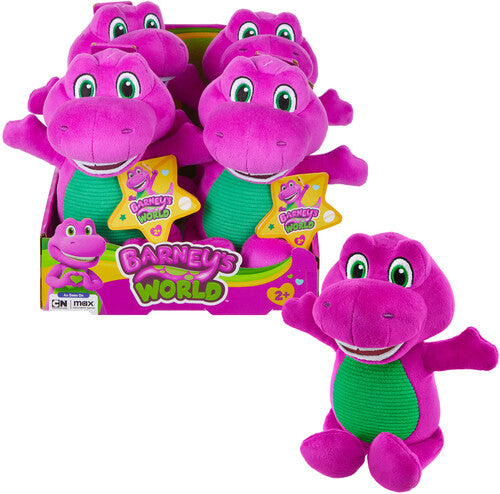 Barney World Toddler Toy Plush Dinosaur Character for Preschool Pretend Play Kids Ages 2+ Years 21 cm
