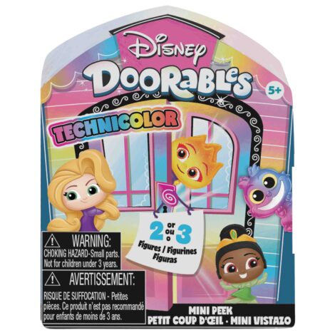Just Play Disney Doorables Mini Peek Technicolor Takeover، شخصيات قابلة للتجميع مقاس 1.5 بوصة، ألعاب أطفال للأعمار من 5 سنوات فما فوق