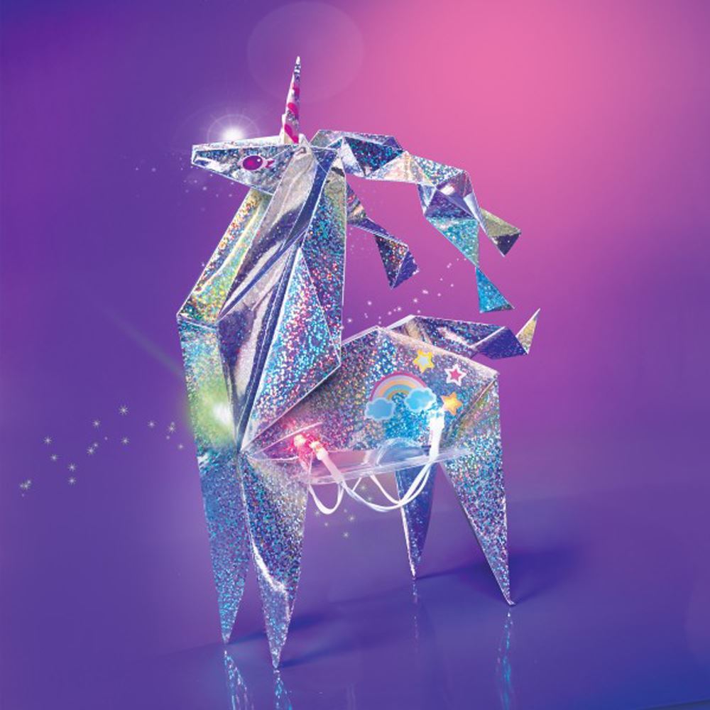 4M KidzMaker-Unicorn Origami Room Light