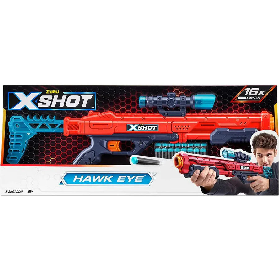 Zuru X-SHOT Excel-Hawk Eye (16 Darts)