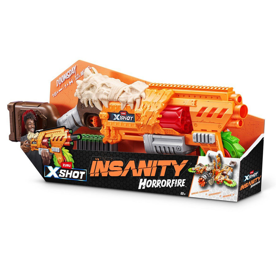 ZURU - X-Shot - Insantty Horrorfire  Doomsday (16 Darts)