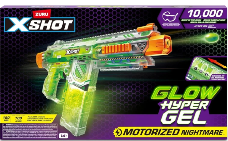 ZURU - X-Shot - Motorized Nightmare Glow In The Dark Hyper Gel (10000 Gel)