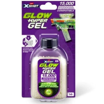 ZURU - X-Shot - Glow In The Dark  Hyper Gel (1500PK Refill Gel)