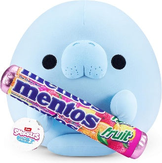 ZURU - Snackles Series 2 The Sea Cow Douglas with  Fruit Mentos Plush (8 Inch)
