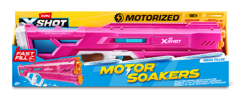 XSHOT WATER-FAST FILL MOTOR SOAKER-SERIES 1- MEGA PULSE(PINK)