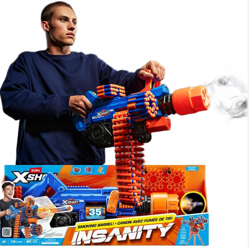 ZURU - X-Shot - Insanity Smoking Barrel (Series 1) (72 Darts)