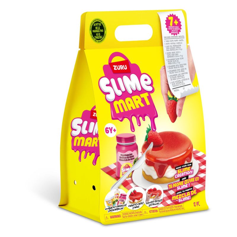 Zuru Slime Mart Small Shopping Bag Strawberry - Cheesecake