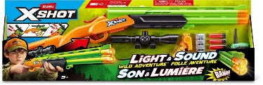 ZURU - X-Shot Light & Sound Wild Adventure Role Play Big Hunter Shotgun