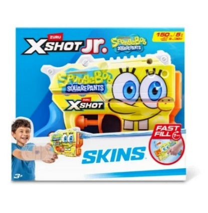 XSHOT WATER-FAST FILL SKINS-SERIES 1-SPONGEBOB JR