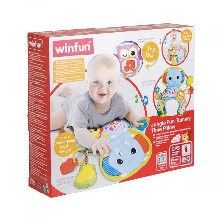 Jungle Fun Tummy Time Pillow
