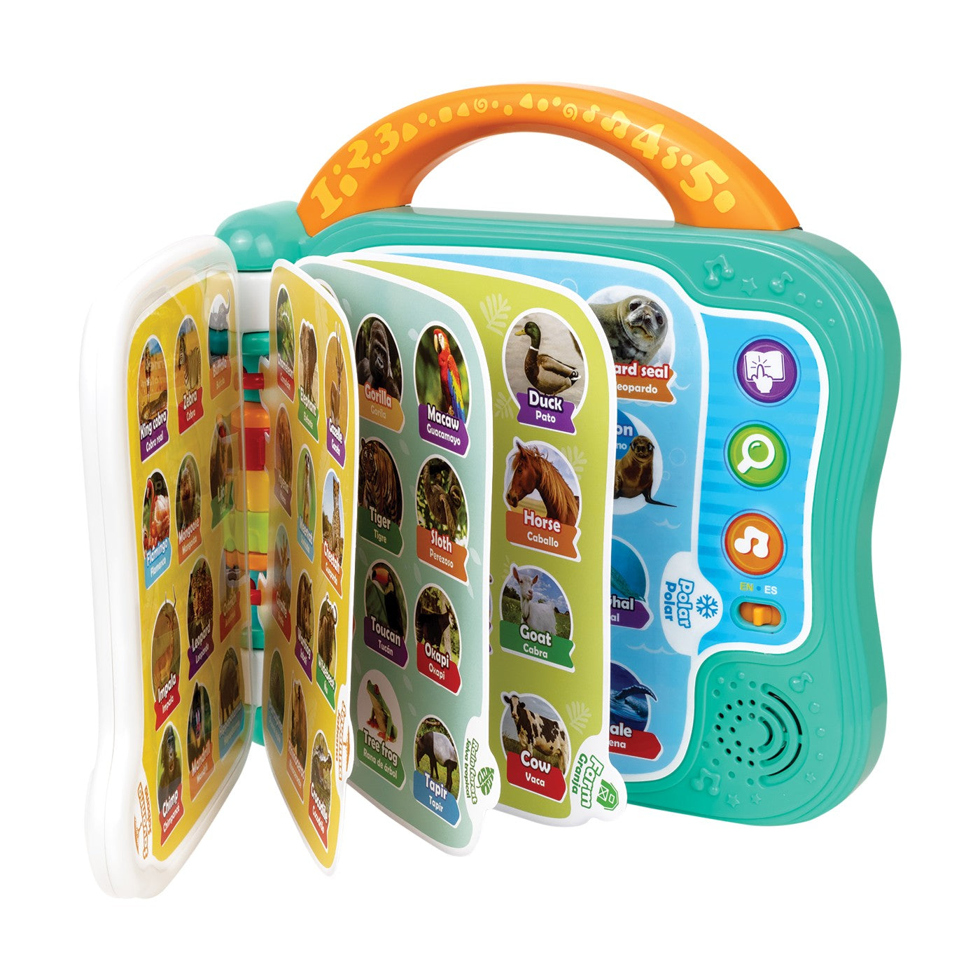 Winfun interactive toy Animal learning book, bilingual