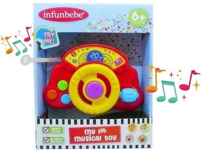 Infunbebe Toy Mini control panel 6m+ with sound