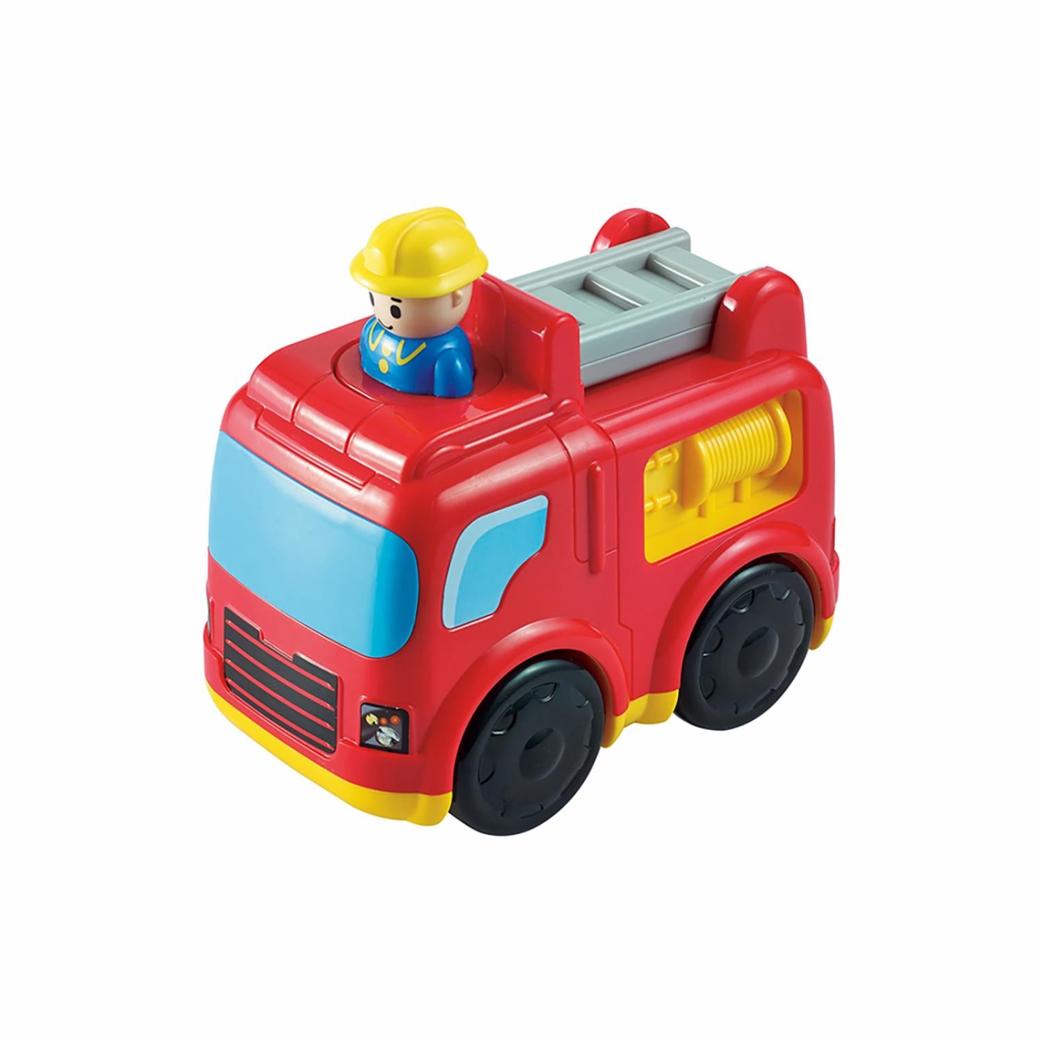Infunbebe Press N' Go Fire Engine For kids
