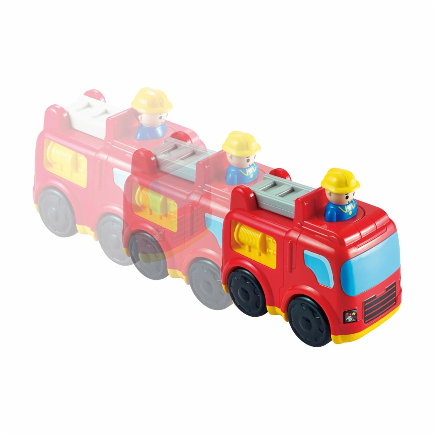 Infunbebe Press N' Go Fire Engine For kids – BumbleToys