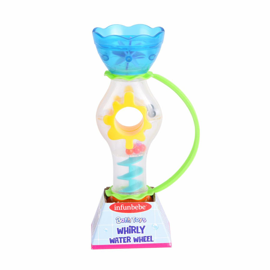 Infunbebe Whirly Water Wheel Bath Toy – Interactive Water Spinner & Sensory Play Toy for Babies