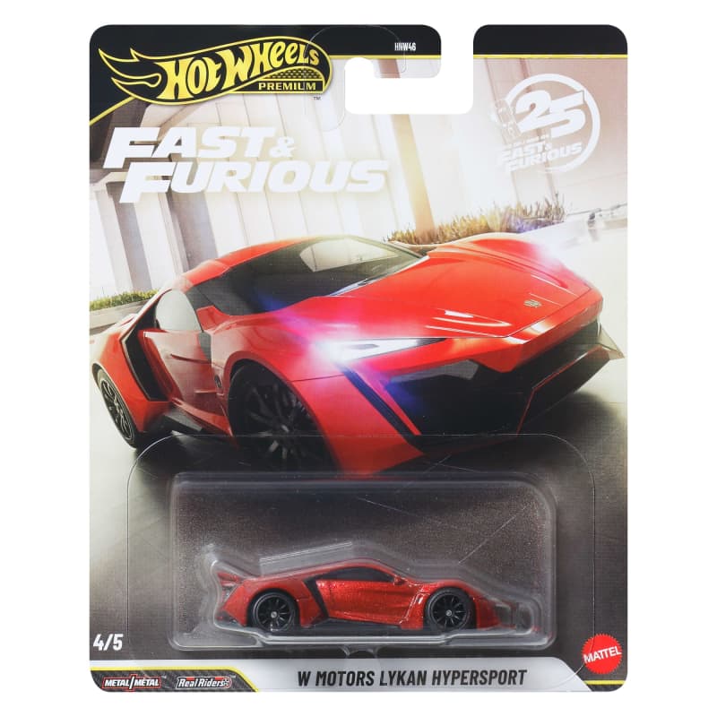 Hot Wheels Premium Fast & Furious 1:64 Scale - W MOTORS LYKAN HYPERSPORT