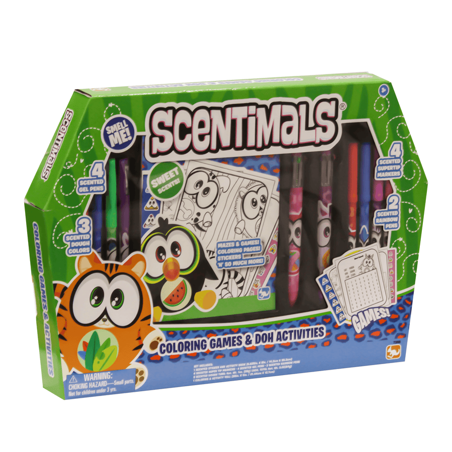Kangaru Scentimals Coloring,Games & Doh Activities