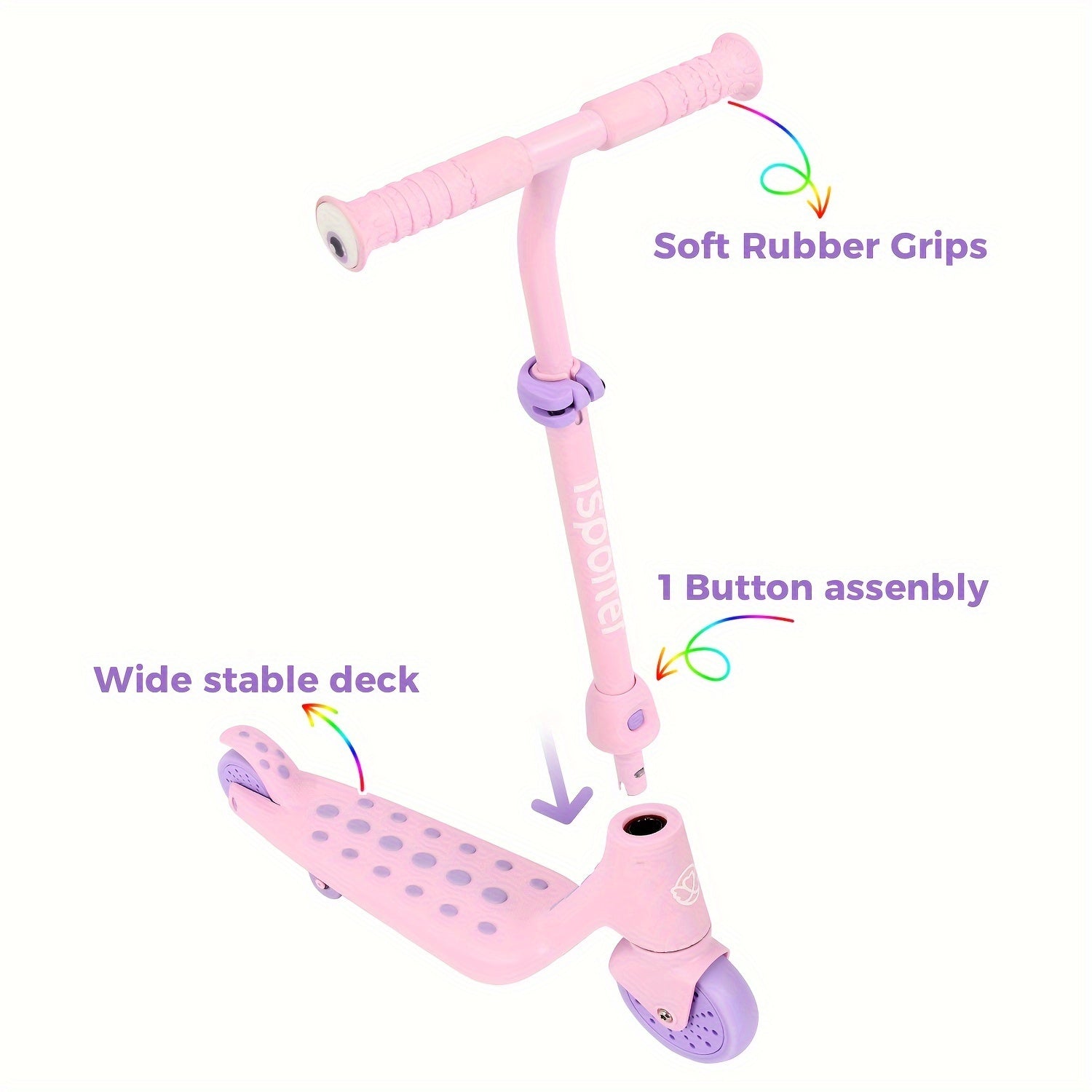 ISPORTER A100 Two Wheels Scooter - Pink