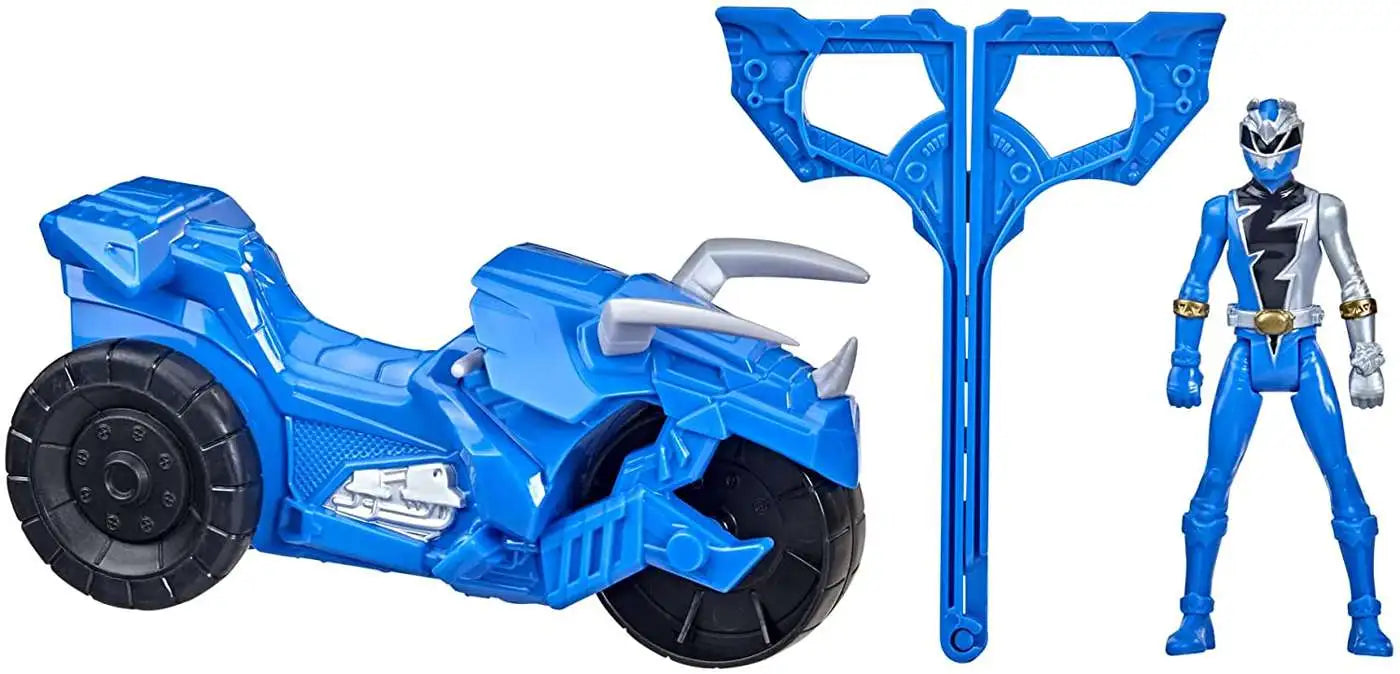 Power Rangers Dino Fury Rip N Go Tricera Battle Rider 6