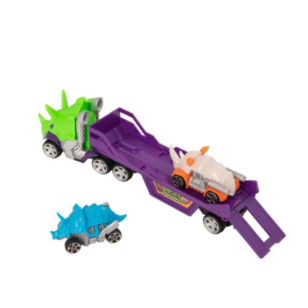 آلة نقل الوحش من TEAMSTERZ مزودة بسيارتين