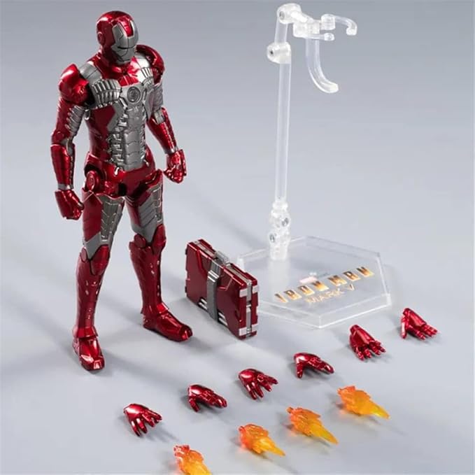ZD Toys Super Heroes: Marvel - Iron Man -  Holographic Garage Set Mark 5 Scale 1:10