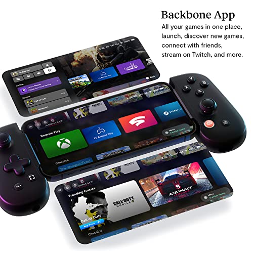 BACKBONE One Mobile Gaming Controller for Android and iPhone 15/16 Series (USB-C) - 2nd Gen