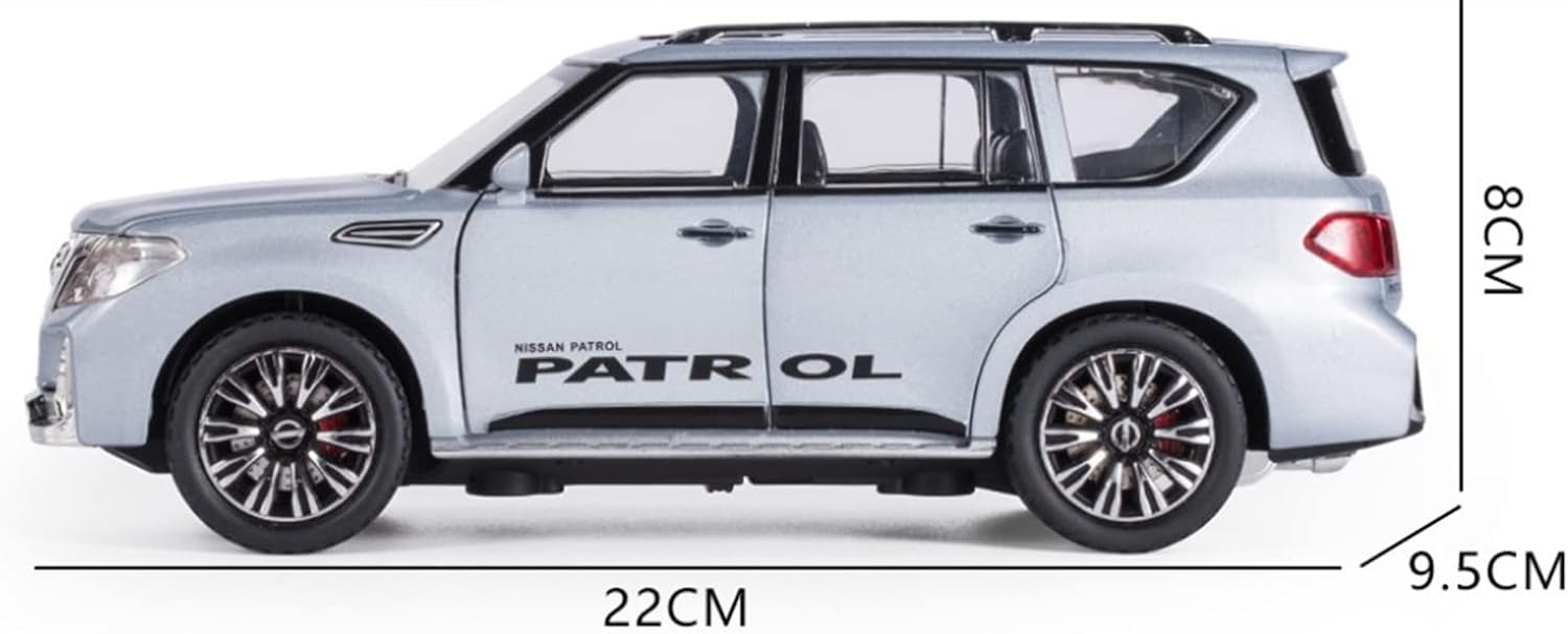 CHE ZHI Toy Car Diecast 1:24 Scale Nissan Patrol Black