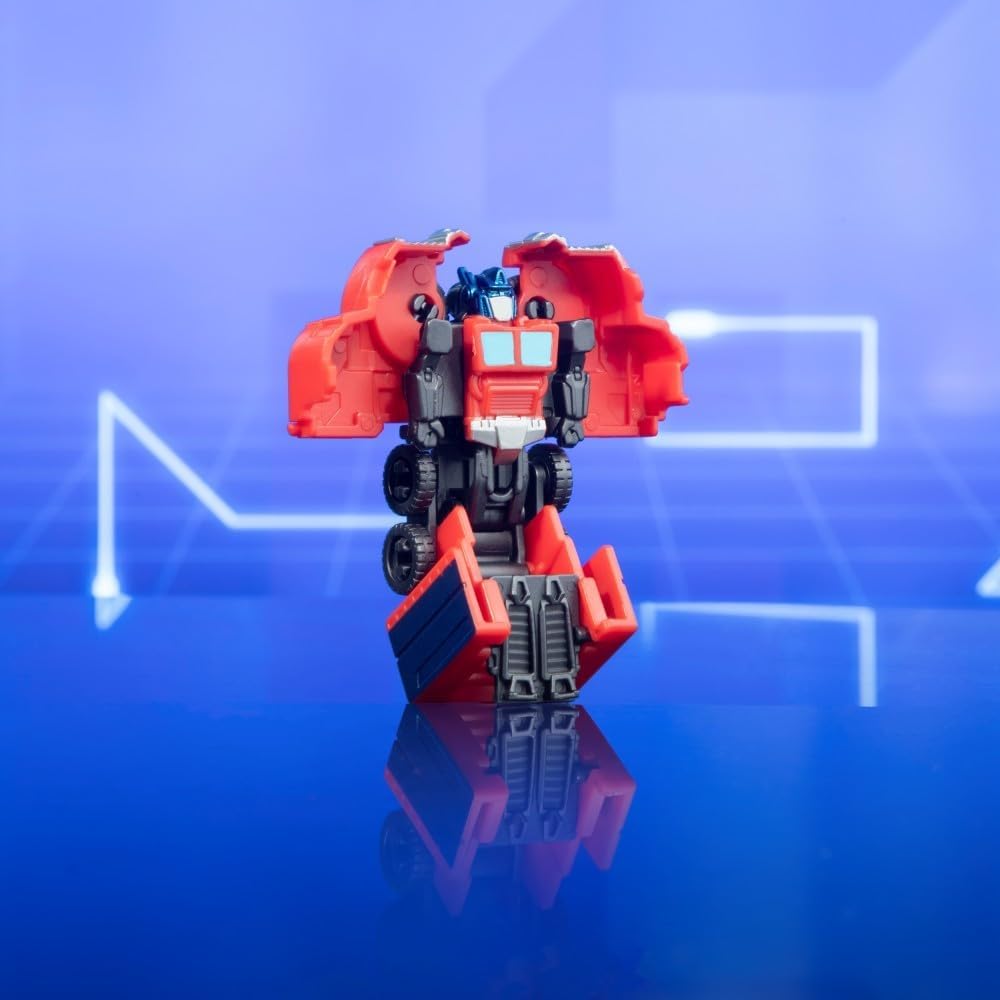 Transformers EarthSpark Tacticon Optimus Prime Figure 6 cm Robot Toy for Kids Age 6+