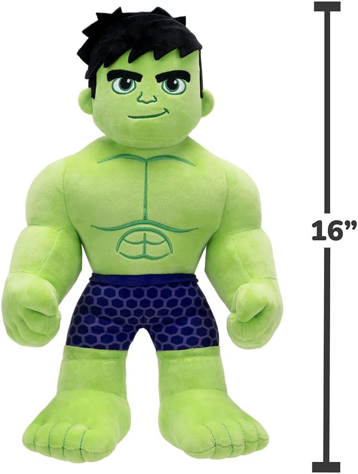 Jazwares Spidey and his Amazing Friends My Friend Hulk Plush 16 Inch