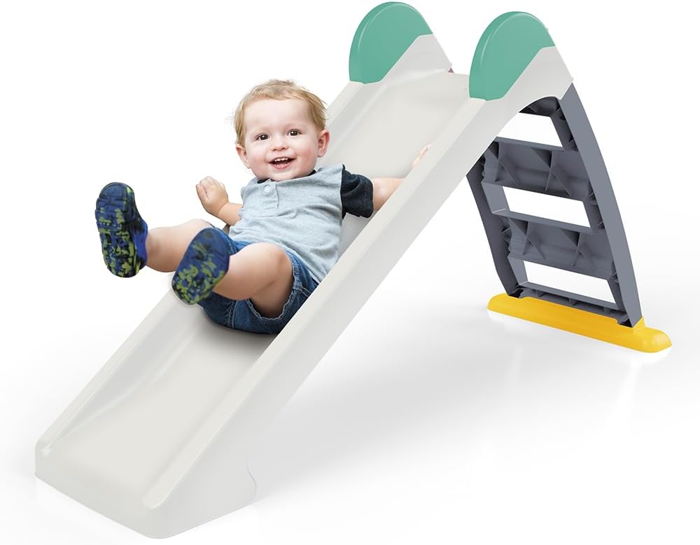 Dolu Kids Slide Indoor and Outdoors - White