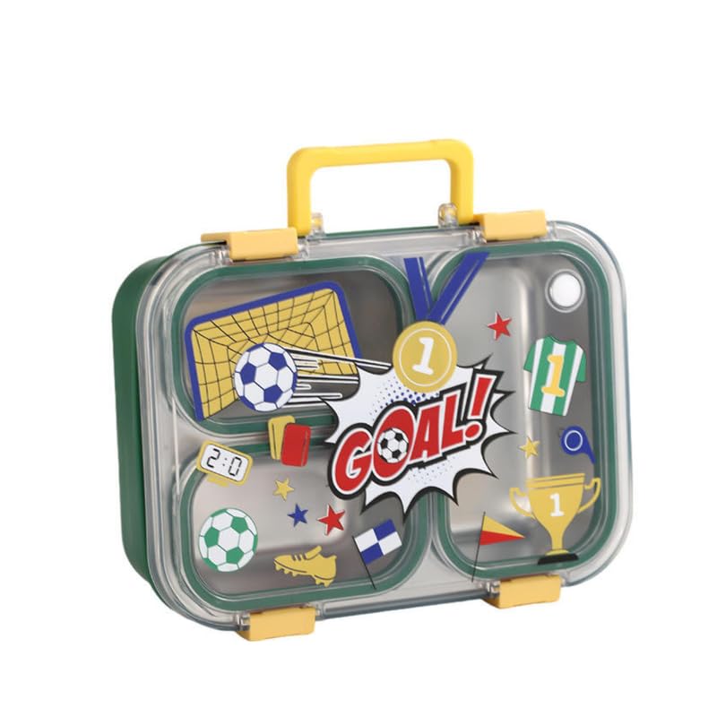 Backpack-Style Handheld Sealed Lunch Box with Handle - 750ml