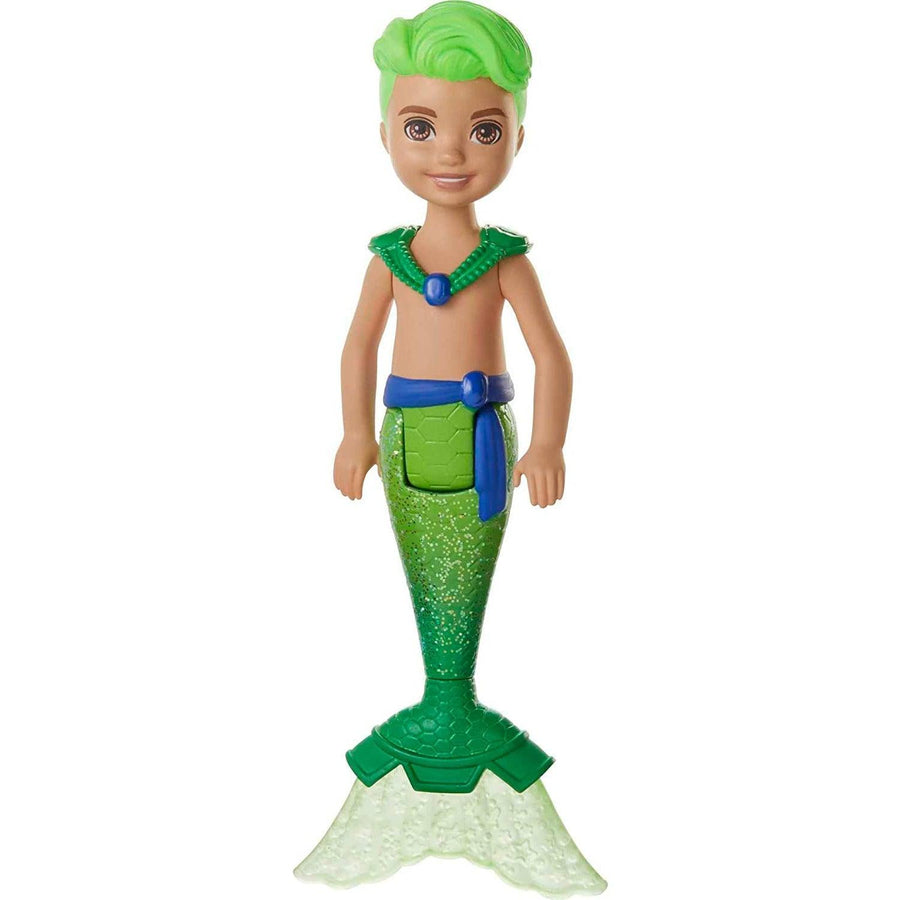 Barbie Dreamtopia Chelsea Merboy Doll with Green Hair & Tail