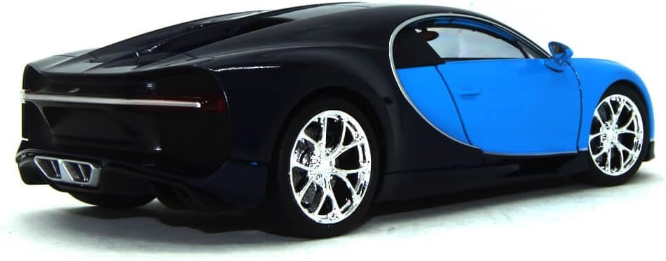 Welly Nex Die-Cast Metal Model Car 1:24- Bugatti Chiron (Colors May Vary)