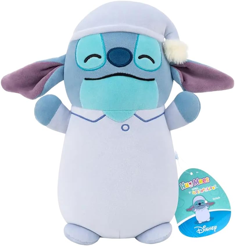 Disney Squishmallows Lilo & Stitch Bedtime Stitch HugMees Plush 6 Inch