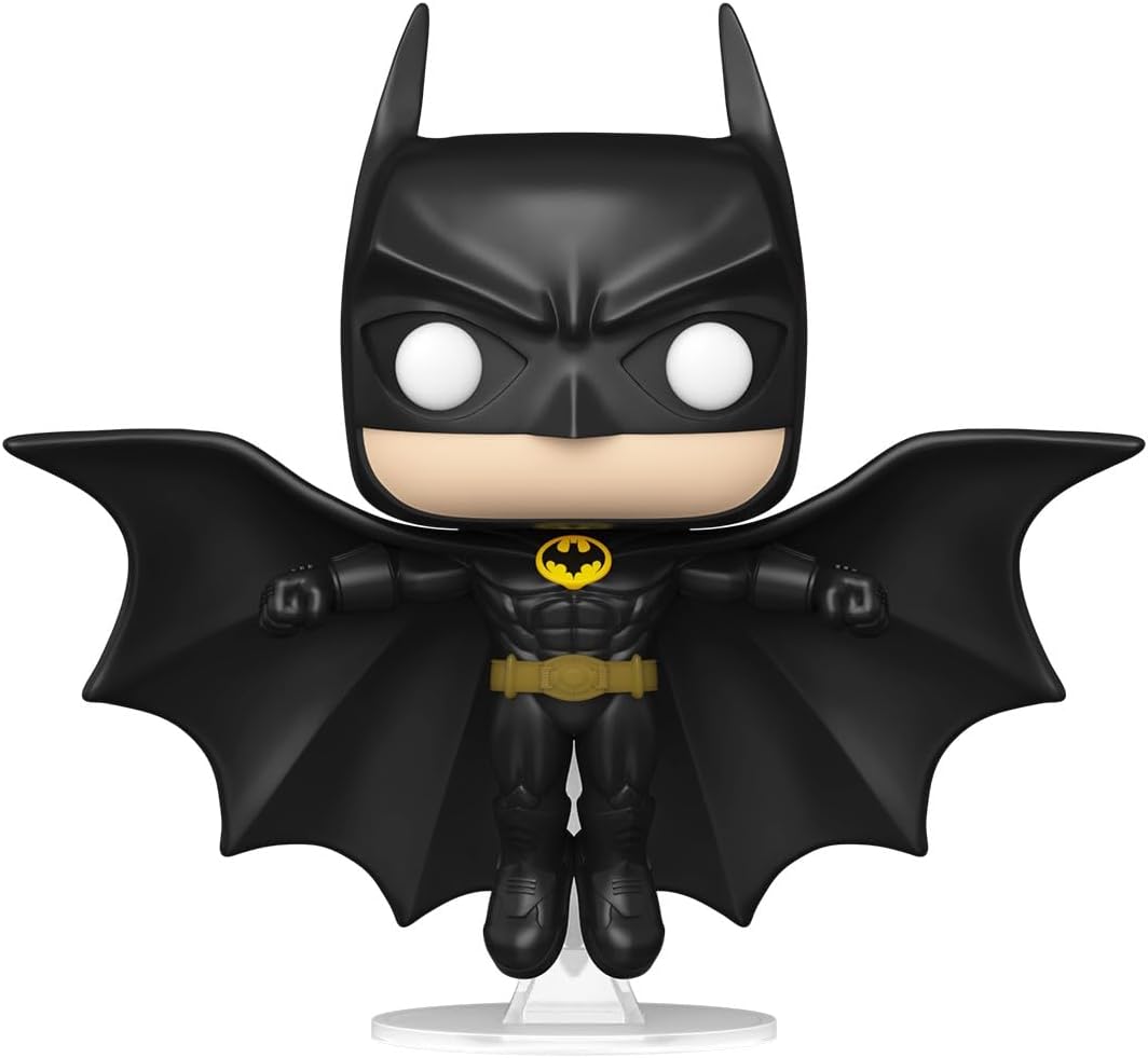 Batman figurine with black cape and mask 