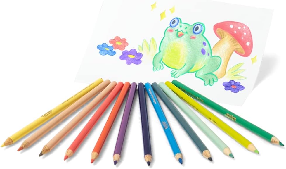 Crayola Pastel Drawing Colouring Pencils - Pack of 12