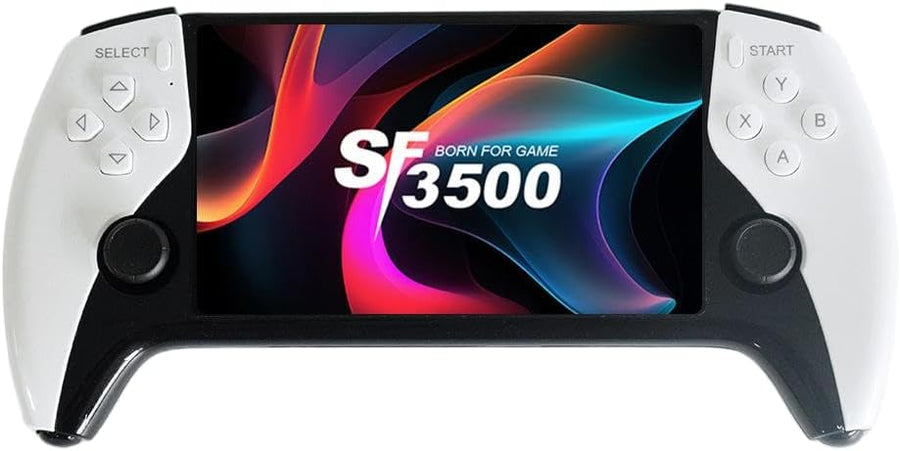 SF3500 Retro Handheld Game Console-Game Gear Game Console with HD 5.5-inch IPS Screen Classic Video Games PSP Supports TV Connection,14+ Emulators & 5-Hour Battery Life