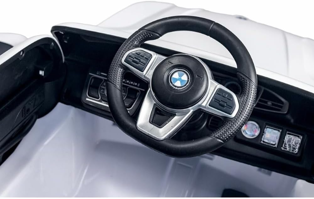 سيارة كهربائية للأطفال مع جهاز تحكم عن بعد - X8 - أبيض