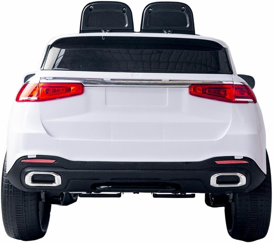 سيارة كهربائية للأطفال مع جهاز تحكم عن بعد - X8 - أبيض