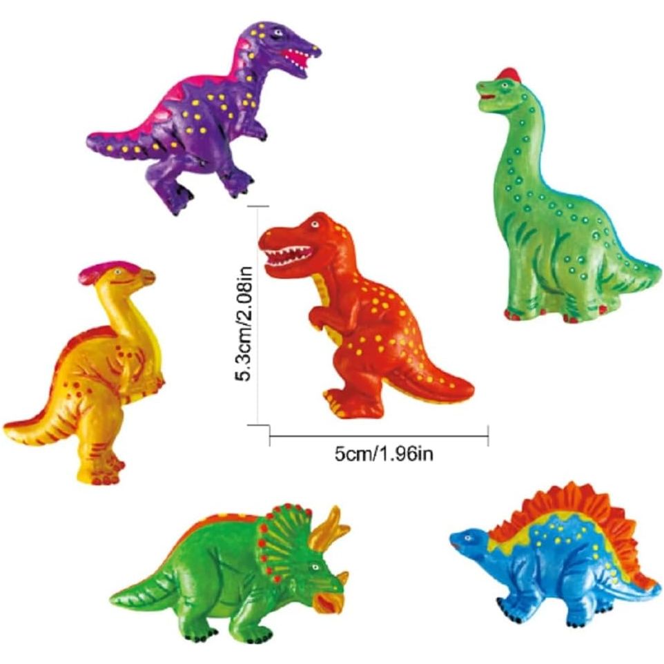 Eduman Mould & Paint Dinosaur Magnet, DIY Toy for kids T2544, 6+