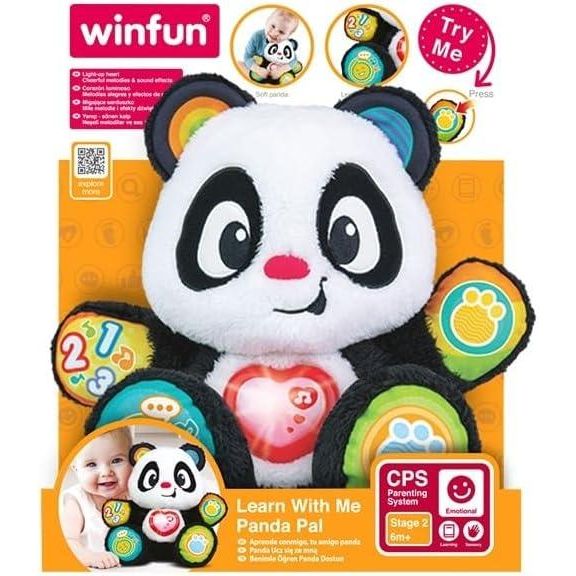 WinFun Learn with Me Panda Pal Interactive Toy