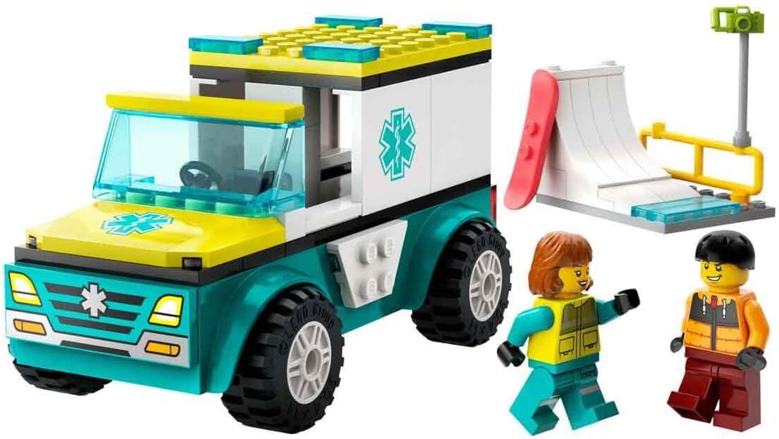 LEGO® City 60403 Emergency Ambulance & Skater Vehicle Set