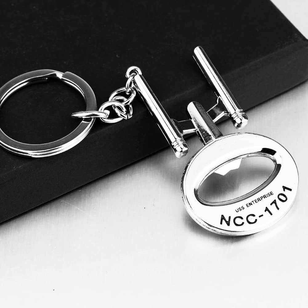 Star Trek Bottle Opener Keychain NCC-1701 - Silver