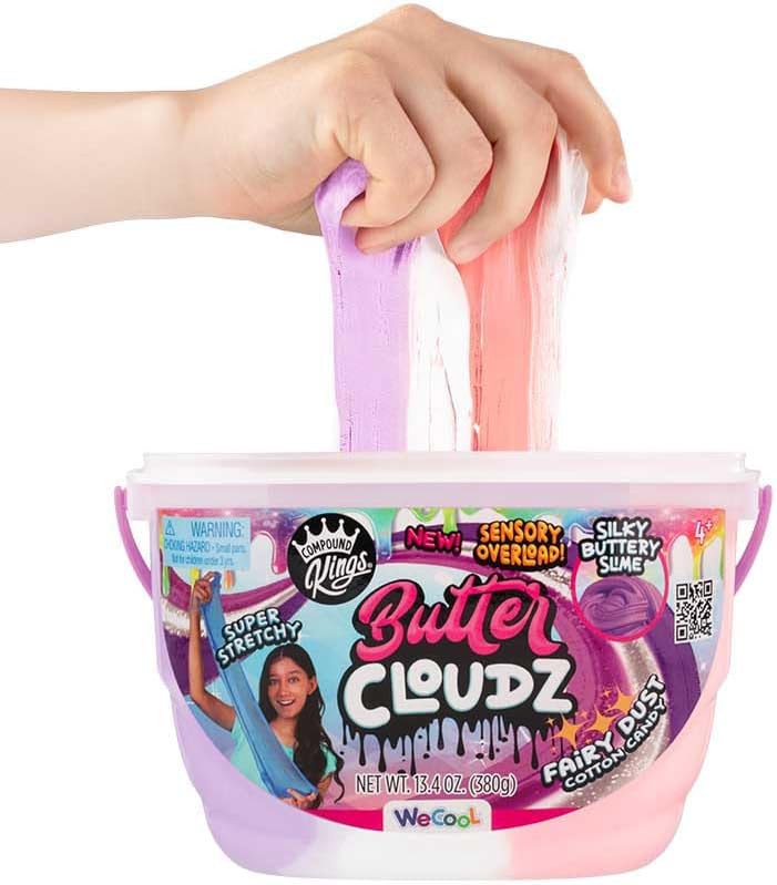 Compound Kings Butter Cloudz Swirls Large Tub - Fairy Dust Cotton Candy