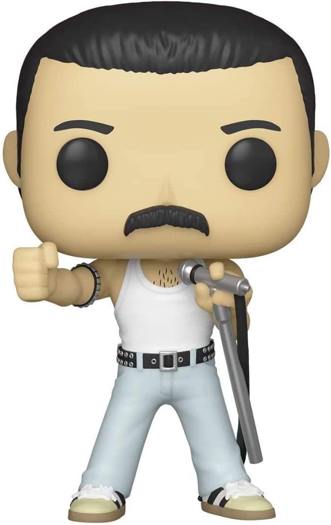 Funko Pop! vinyl figure of a rock star with microphone 