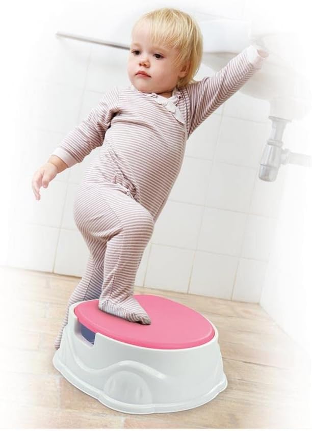 Dolu 3 IN 1 POTTY/ADAPTER/STOOL Pink – BumbleToys