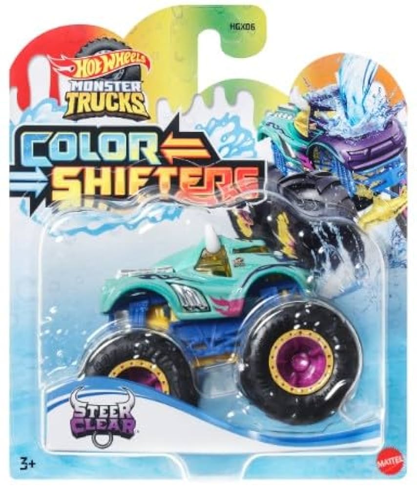 Hot Wheels Color Shifters Monster Trucks  - Steer Clear