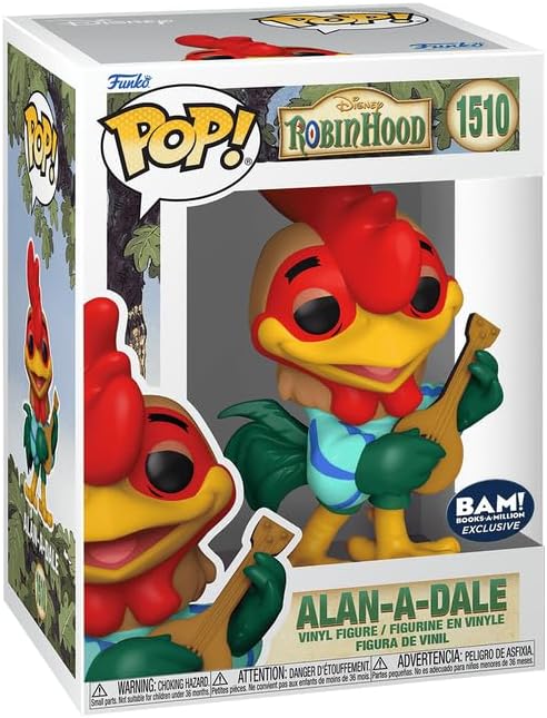 Funko Pop! Cartoon Animation Disney Robin Hood - Alan-A-Dale