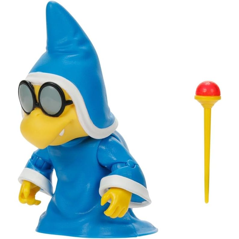 The Super Mario Bros. Movie 5 Inch Action Figure Series 2 Magikoopa Figure with wand