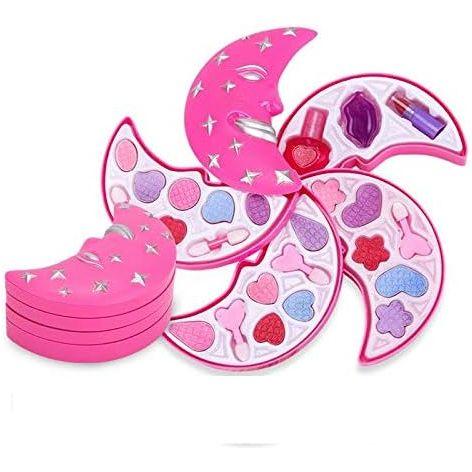Dream Girl Makeup Box Pretend Playtoy Set Princess Moon Makeup Kit